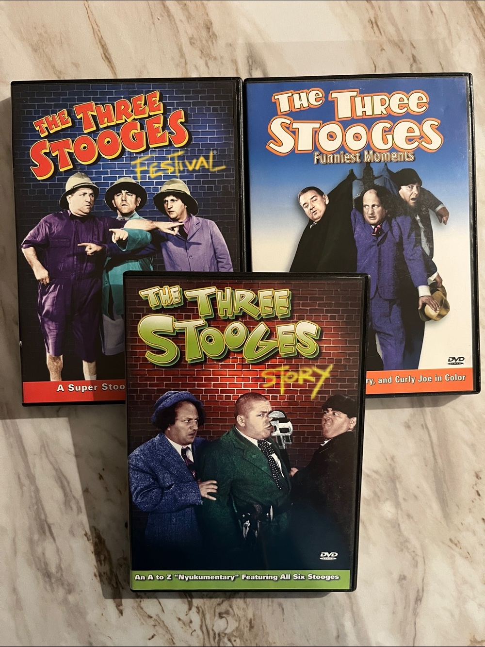 The Three Stooges DVD Set of 3 Discs